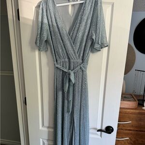 Baltic Born - baby blue bridesmaid dress XL